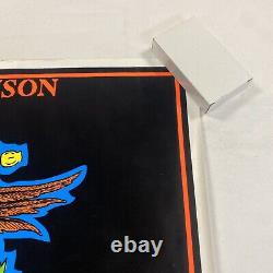 NOS Marilyn Manson The End UNUSED Flocked Velvet Blacklight Poster 1996 Scorpio