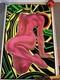 Nos Vintage 1975 Afrodite Two Velvet Blacklight Poster 23x35