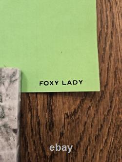 NOS Vintage 1969 Foxy Lady Blacklight Poster Personality Posters of Canada