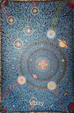 NOS Vintage 1971 Perryn Gorchov Cosmic Conception THO-FRA Black Light Poster