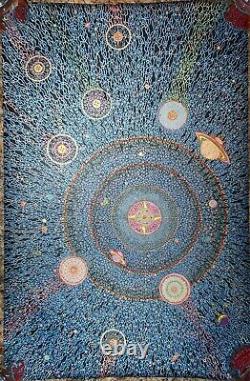 NOS Vintage 1971 Perryn Gorchov Cosmic Conception THO-FRA Black Light Poster