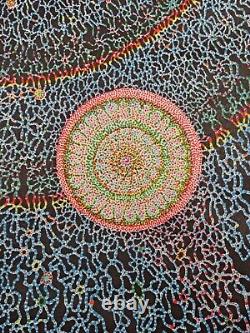 NOS Vintage 1971 Perryn Gorchov Cosmic Conception THO-FRA Black Light Poster