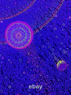 NOS Vintage 1971 Perryn Gorchov Cosmic Conception THO-FRA Black Light Poster