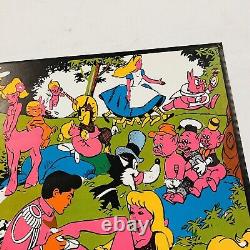 NOS WALLY WOOD DISNEY ORGY PARODY BLACKLIGHT NEON POSTER 1967 17x28 UNHUNG MINT