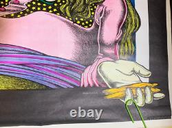 NOTHING WRONG WITH ME VINTAGE 1972 HEADSHOP BLACKLIGHT POSTER By PETAGNO -NICE