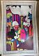 No Work On Dizzy's Farm Vintage 1970 Headshop Blacklight Poster By Gawdawful