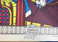NO WORK ON DIZZY'S FARM VINTAGE 1970 HEADSHOP BLACKLIGHT POSTER By GAWDAWFUL