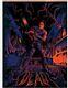 Nycc 2020 The Evil Dead Ash Chainsaw Blacklight Poster Screen Print 18x24 Mondo
