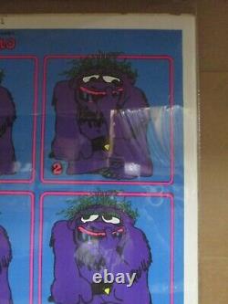 Nasty Nino 1 vintage 1971 Vintage Black light Poster G7504