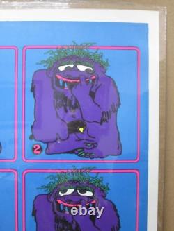 Nasty Nino short saga of social significance Vintage Black light Poster G1753