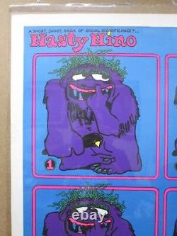 Nasty Nino short saga of social significance Vintage Black light Poster G1753