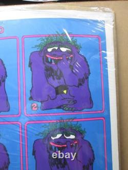 Nasty Nino short saga of social significance Vintage Black light Poster G3217