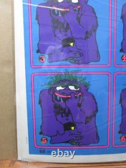 Nasty Nino short saga of social significance Vintage Black light Poster G3217