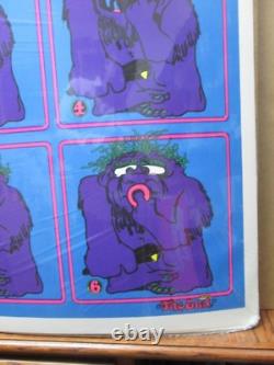 Nasty Nino short saga of social significance Vintage Black light Poster G3217