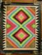 Navajo Op, Black Light Poster, 1970's