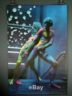 Neon Nude Painted Couple Blacklight, Ed Kadlec, Poster