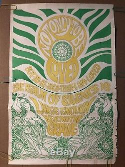 Not Only To Be Loved Original Vintage Blacklight Poster 1970's Counterculture