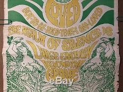 Not Only To Be Loved Original Vintage Blacklight Poster 1970's Counterculture