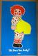 Oh, Darn You Andy Raggedy Ann 1970's Vintage Blacklight Poster By Arthur Rice