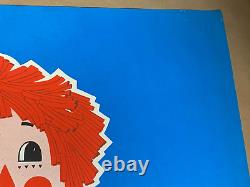 OH, DARN YOU ANDY RAGGEDY ANN 1970's VINTAGE BLACKLIGHT POSTER By Arthur Rice