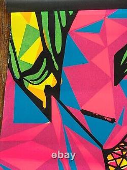 ONE SWEET DREAM VINTAGE 1970 BLACKLIGHT POSTER THE THIRD EYE By Micheal Rhodes