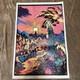 Original 1970s Black Light Poster #244 Lost Horizons 35 X 23