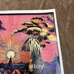 ORIGINAL 1970s Black Light Poster #244 Lost Horizons 35 x 23