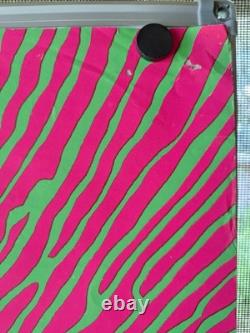 ORIGINAL RETRO 1969 BLACK LIGHT POSTER PSYCHEDELIC EYE SIGNED PETER ZAHRAN 24x35