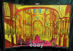 ORIGINAL Vintage 1970 THE PALACE Blacklight Poster by Dick Dagres SUNSET MKTG