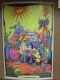 Oh, Listen To The Flowers Grow Vintage Poster 1971 Black Light 20275