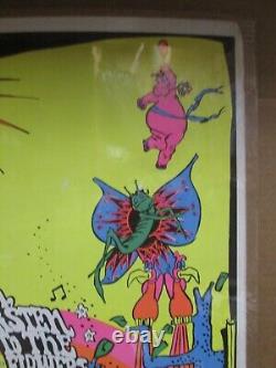 Oh, Listen to the flowers grow Vintage Poster 1971 black light 20275