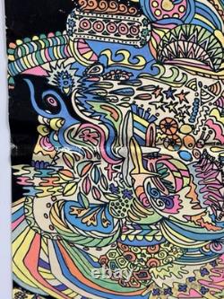 Original 1967 Studio 52 Blacklight Poster No. 52-1 Psychedelic UV Art Acme