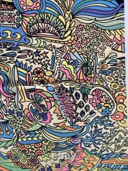 Original 1967 Studio 52 Blacklight Poster No. 52-1 Psychedelic UV Art Acme
