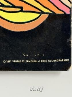 Original 1967 Studio 52 Blacklight Poster No. 52-1 Psychedelic UV Art Acme