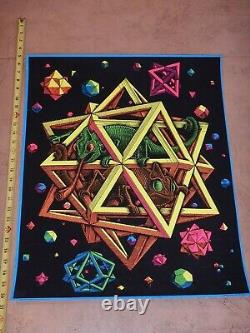 Original 1968 Stars, M. C. Escher Blacklight Poster, Nos J. Casey Posters