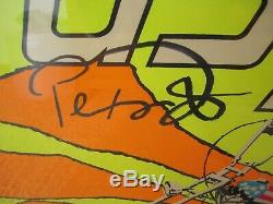 Original 1969 Easy Rider Black Light Poster Peter Fonda