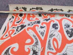 Original 1969 NEW SYDNEY LOVE CITY King's Cross Australia BLACK LIGHT POSTER