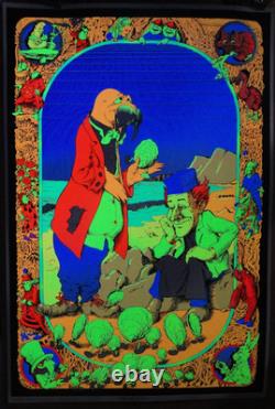 Original 1970 COME JOIN THE DANCE Black Light Poster JOE ROBERTS JR. Cocorico
