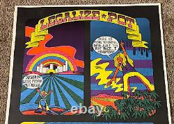 Original 1970 LEGALIZE POT Blacklight Poster, Rolled, Joe Petagno Art, 23x35