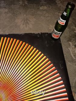 Original 1970 Zonk Circular Blacklight Poster. Pro Arts Inc. Medina Ohio