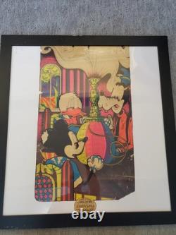 Original 1970s Blacklight/Drug Poster Ain't Gonna Work On Dizzy's Farm Disney