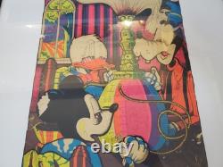 Original 1970s Blacklight/Drug Poster Ain't Gonna Work On Dizzy's Farm Disney