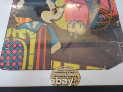 Original 1970s Blacklight/Drug Poster Ain't Gonna Work On Dizzy's Farm Disney