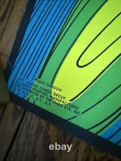 Original 1971 CAPTAIN MARVEL NAMOR MARVEL THIRD EYE Black light Poster P4