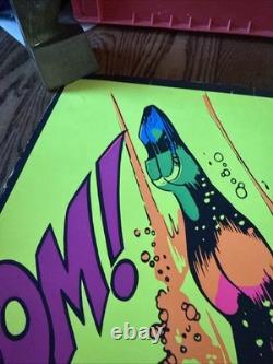 Original 1971 CAPTAIN MARVEL NAMOR MARVEL THIRD EYE Black light Poster P4