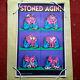 Original 1971 Robert Crumb Stoned Agin! Blacklight Poster