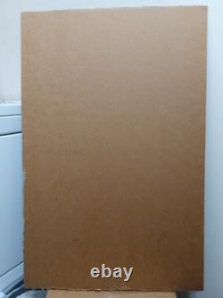 Original 1975 Alice Cooper Poster Vintage Blacklight Black Light