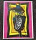 Original 1975 Blacklight Day Glo Moto Cross Dirt Bike Poster Ace By S Menlo