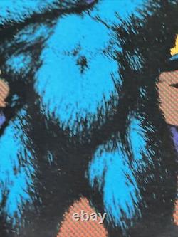 Original 1977 Gorilla Black Light Poster Pro Arts Woman 16x20 Rare VTG