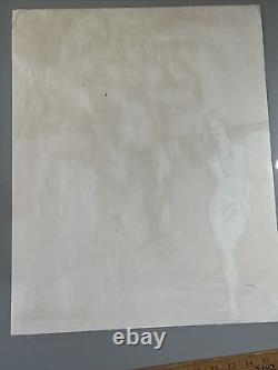 Original 1977 Gorilla Black Light Poster Pro Arts Woman 16x20 Rare VTG
